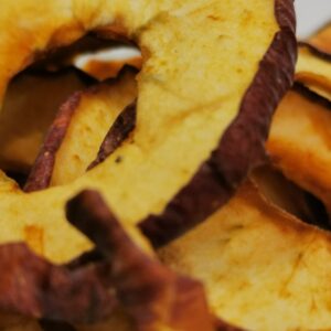 Getrocknete rote Äpfel