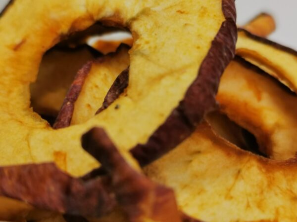Getrocknete rote Äpfel