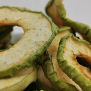 Getrocknete grüne Äpfel