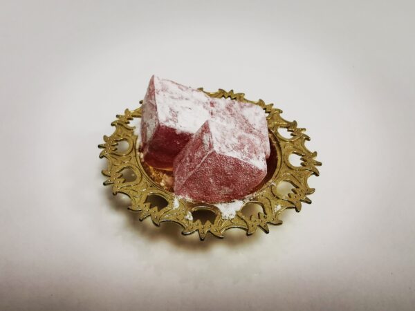 Türkische Süßware (Lokum) mit Rosengeschmack – Bild 2