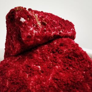 Türkische Süßware (Lokum) mit Granatapfel