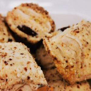 Türkische Süßwaren mit Nougatinhalt