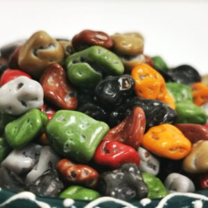 Kiesel-Schokoladen-Steine