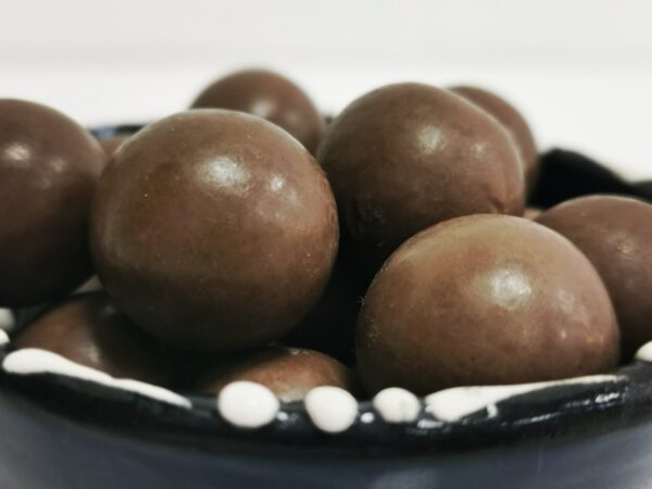 Dragee mit Schokolade