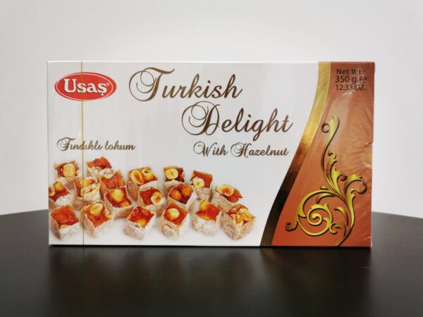 Usas Türkische Süßware mit Haselnuss 350g
