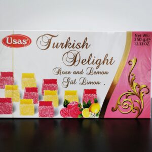 Usas Türkische Süßware mit Rosen- und Zitronengeschmack 350g