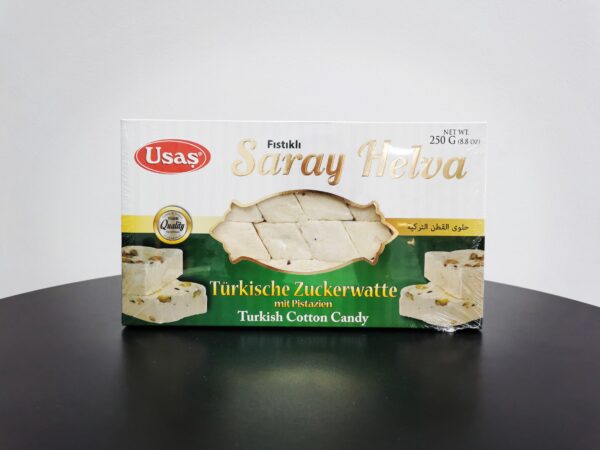 Usas Türkische Zuckerwatte mit Pistazien 250g