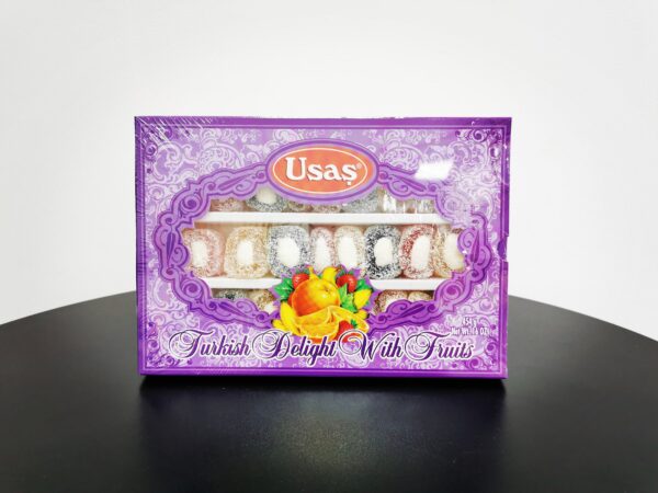 Usas Türkische Süßware mit Fruchtaroma und Kokosnuss 454g