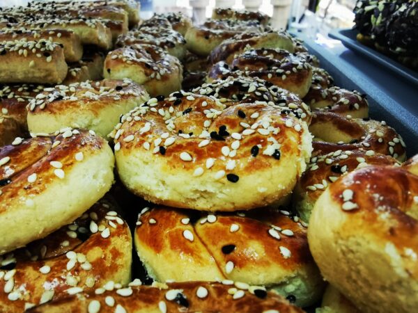 Türkische Plätzchen mit Sesam