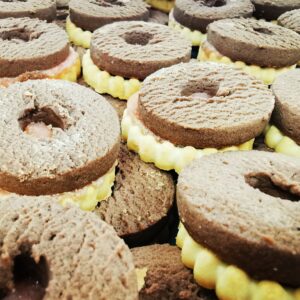 Türkische Plätzchen mit Schokoringe